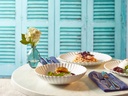 Bord diep coupe 23.0cm Incise Scalloped Genware sfeer 1