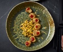 Bord diep 23.0cm Kozo Midori Genware sfeer 1