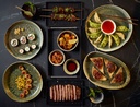 Bord ovaal 28.5x19.0cm Kozo Midori Genware sfeer 3