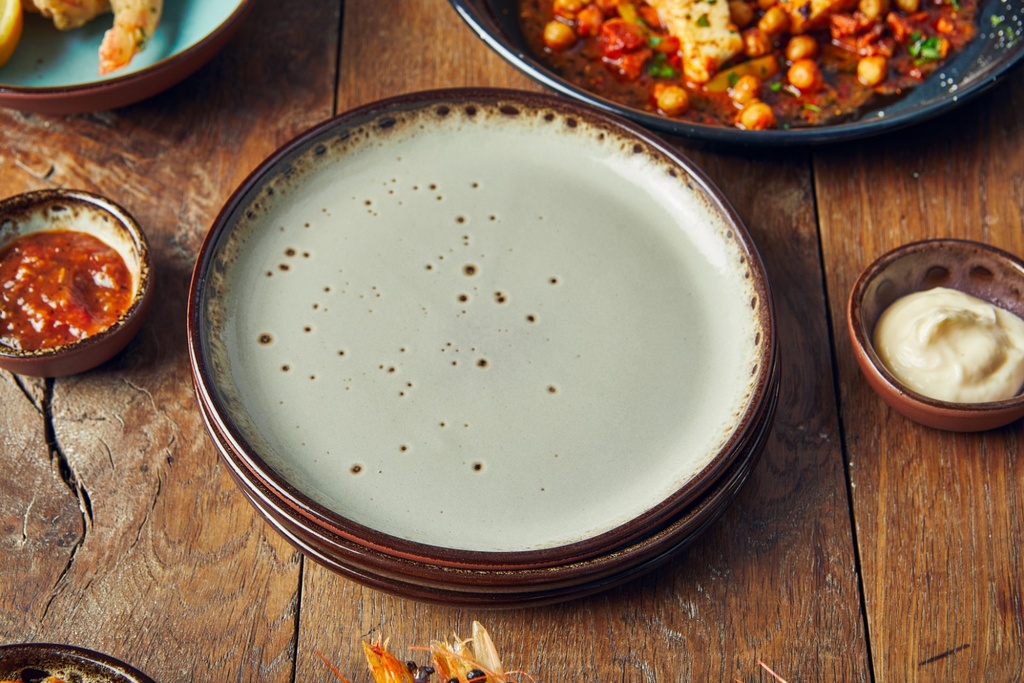 Bord plat 19.5cm Sabrosa Stone Genware sfeer 1