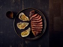 Bord walled low 21.0cm Terra Cinder Black Genware sfeer 1