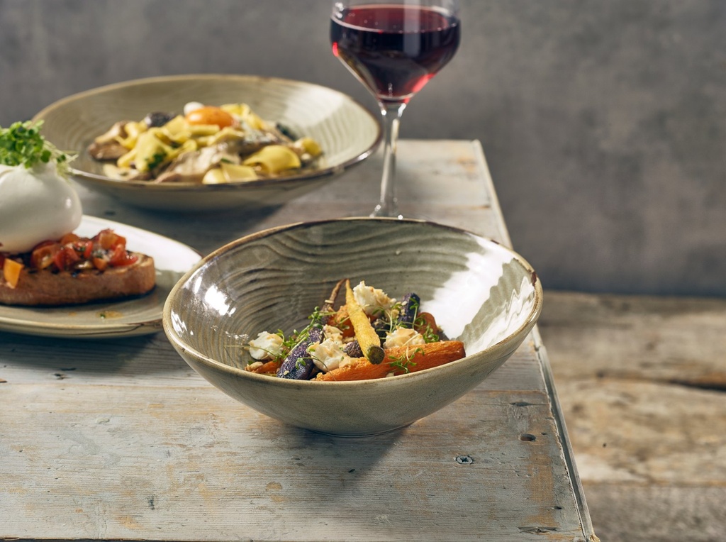 Kom organic 22.0cm 88.0cl Terra Smoke Grey Genware sfeer 1
