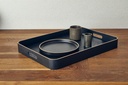 Dienblad met handvat 50.0x38.0cm houtfineer zwart Genware sfeer 1