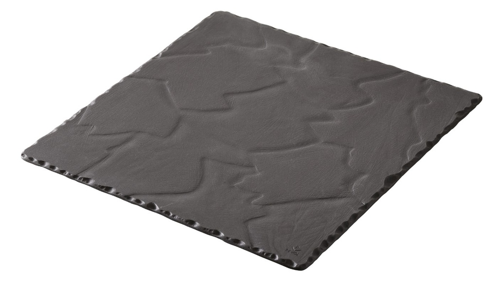 Bord plat vierkant 20.0x20.0cm Basalt Revol