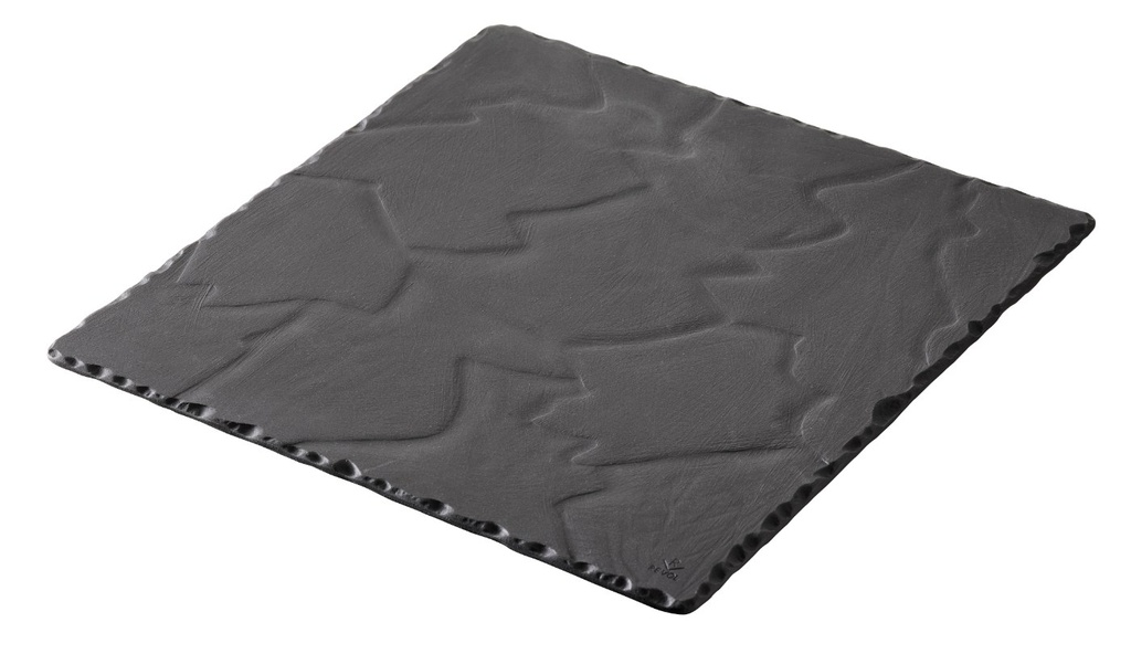 Bord plat vierkant 25.0x25.0cm Basalt Revol