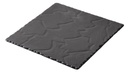 Bord plat vierkant 25.0x25.0cm Basalt Revol