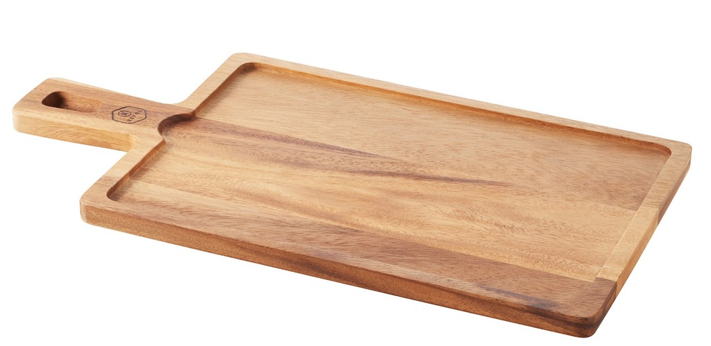 Onderplank 43.0x23.0cm Basalt acacia Revol