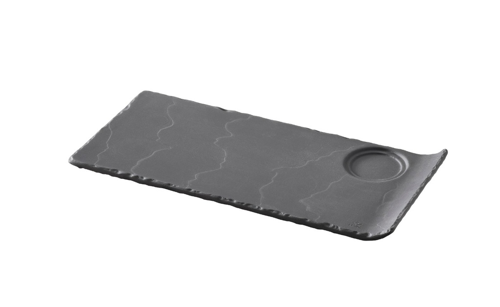 Serveerplank met 2 uitsparingen 29.0x13.4cm Basalt Revol