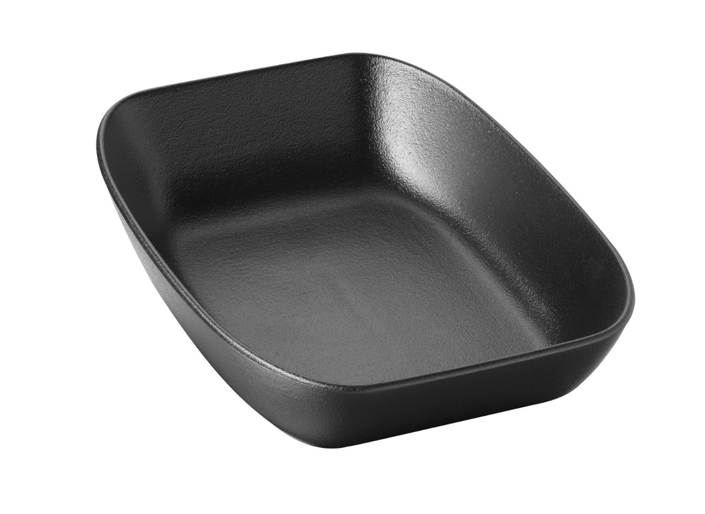 Schaal rechthoek 20.7x14.4cm Club Adélie cast iron black Revol