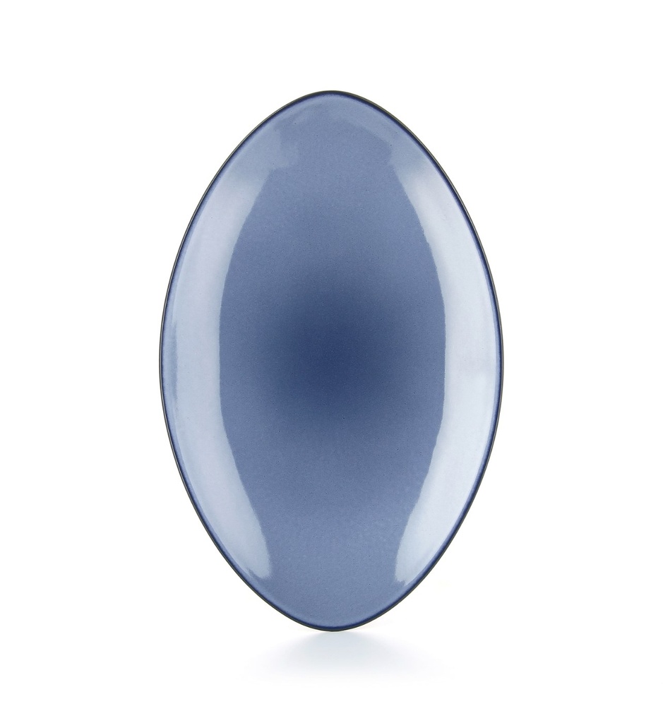Bord ovaal 35.0x22.3cm Equinoxe cirrus blue Revol