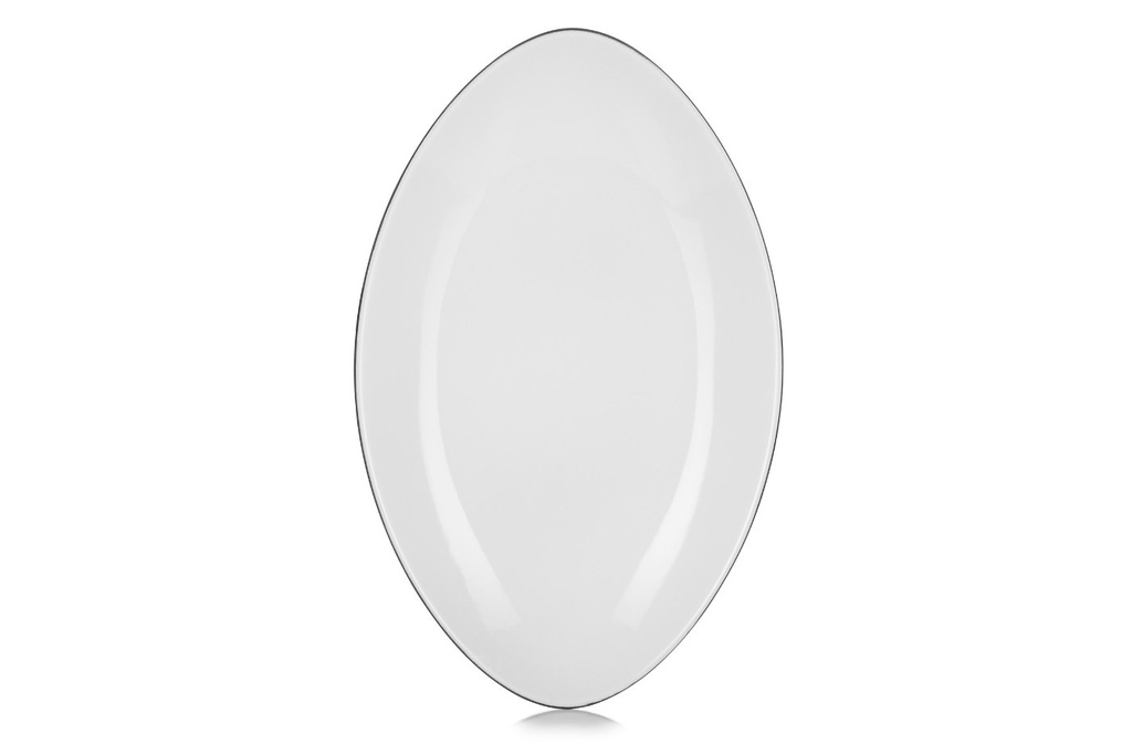 Bord ovaal 35.0x22.3cm Equinoxe white cumulus Revol