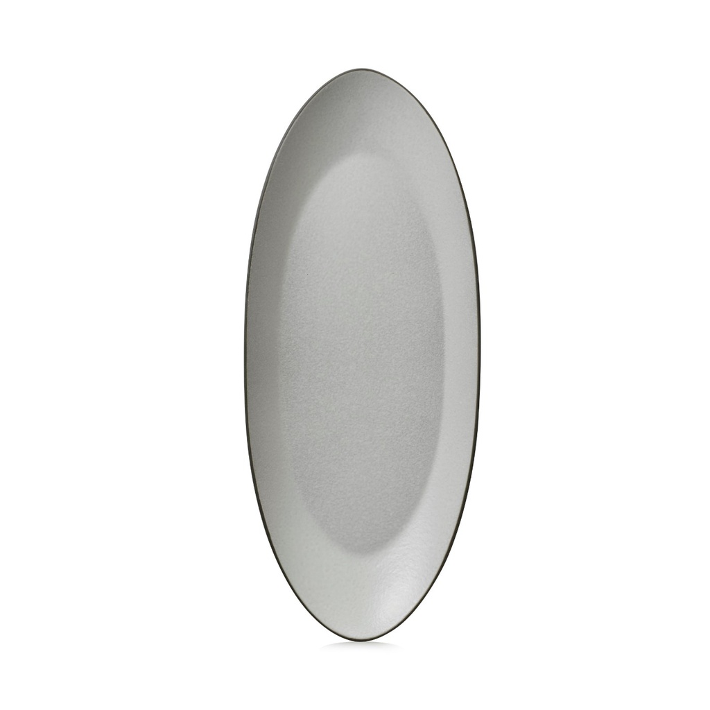 Bord ovaal 36.0x16.0cm Equinoxe pepper Revol