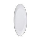 Bord ovaal 36.0x16.0cm Equinoxe white cumulus Revol