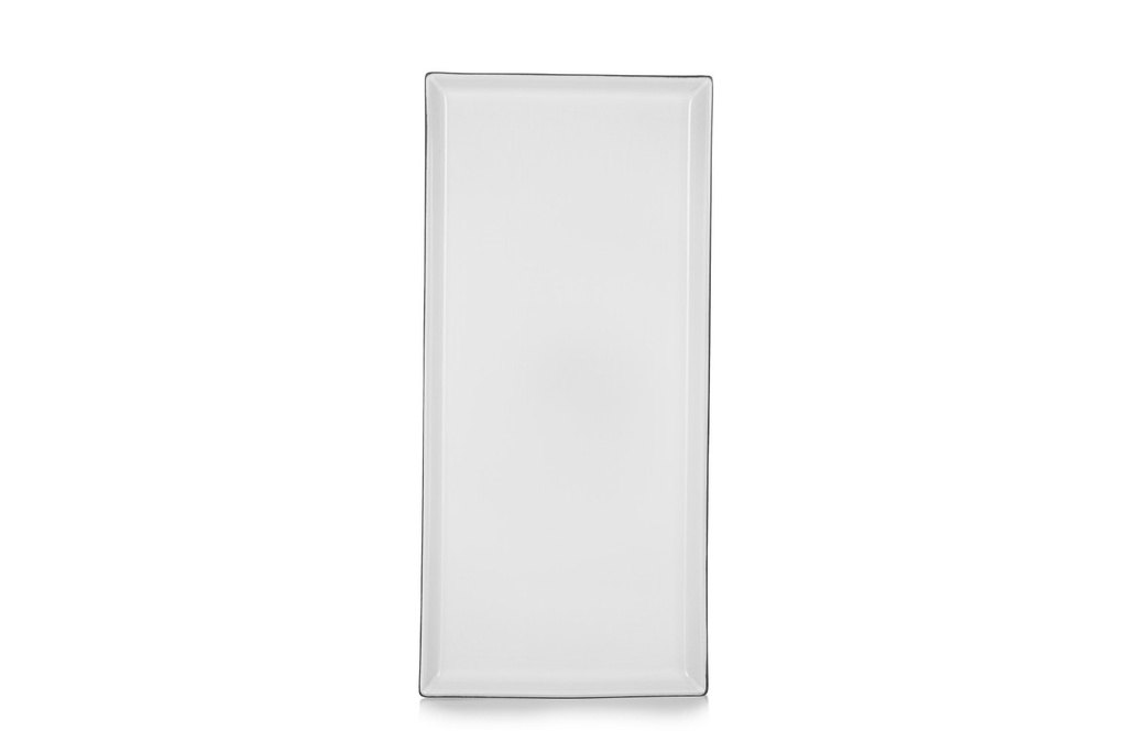 Bord plat rechthoek 32.5x15.0cm Equinoxe white cumulus Revol