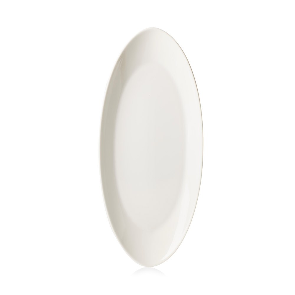 Bord ovaal 36.0x16.0cm Madeleine alabaster white Revol