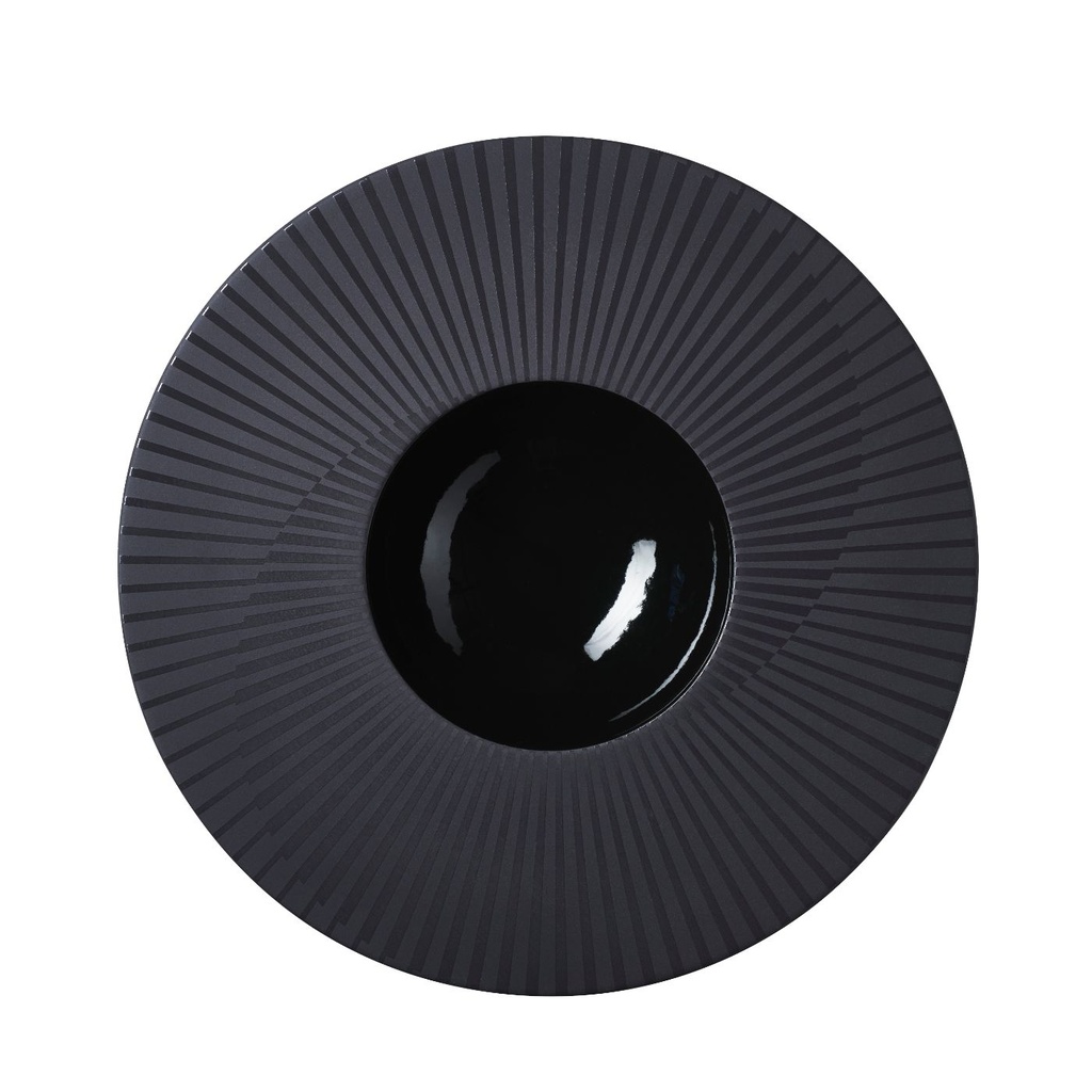 Bord gourmet 30.3cm Sphère glossy black meteor Revol