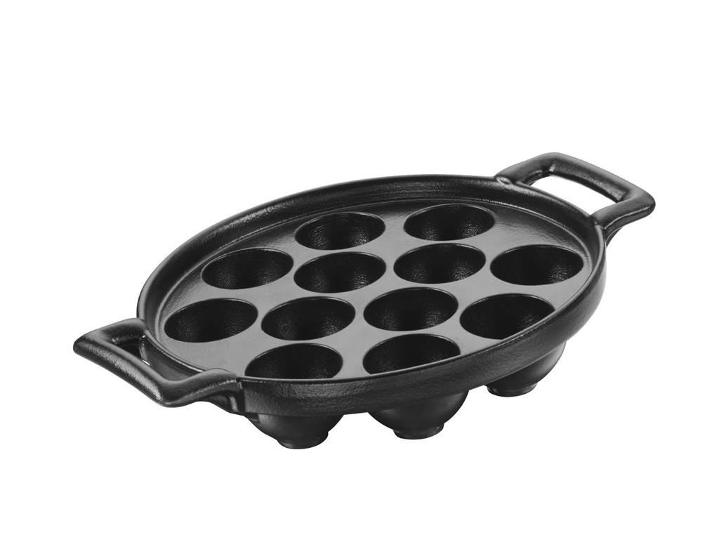 Escargotschaal 12 gaten Belle Cuisine cast iron black Revol