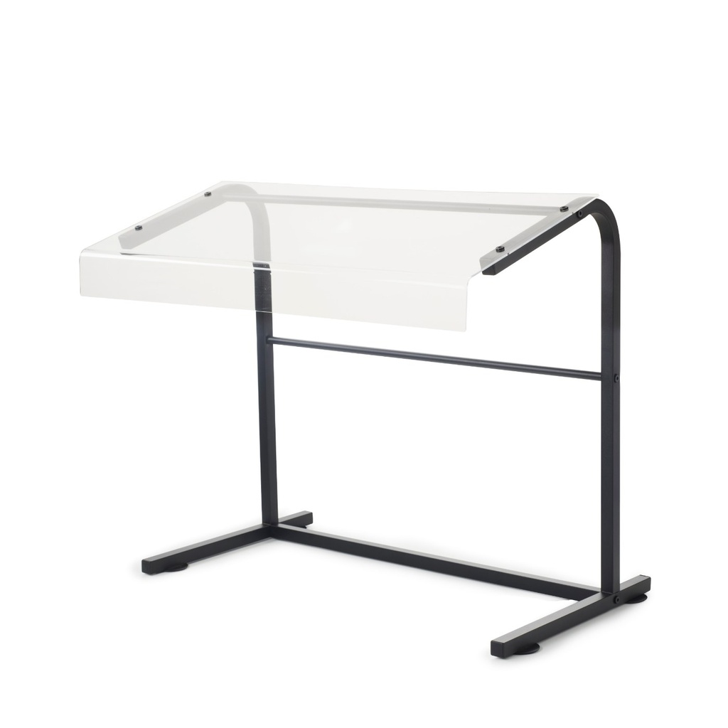Hoestscherm mobiel 67.0x56.0x(h)36.0cm En Scène staal en acryl Revol