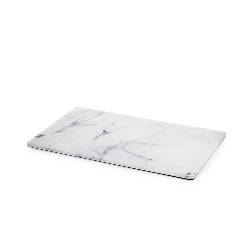 Serveerplateau GN 1/1 53.0x32.5x(h)1.0cm En Scène white marble Revol