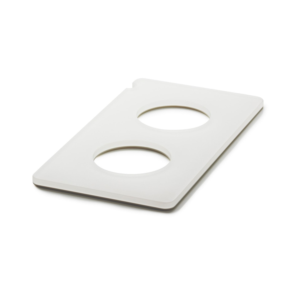 Serveerplateau met 2 uitsparingen voor karaf GN 1/3 32.5x17.6x(h)1.0cm En Scène white Revol