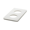Serveerplateau met 2 uitsparingen voor karaf GN 1/3 32.5x17.6x(h)1.0cm En Scène white Revol