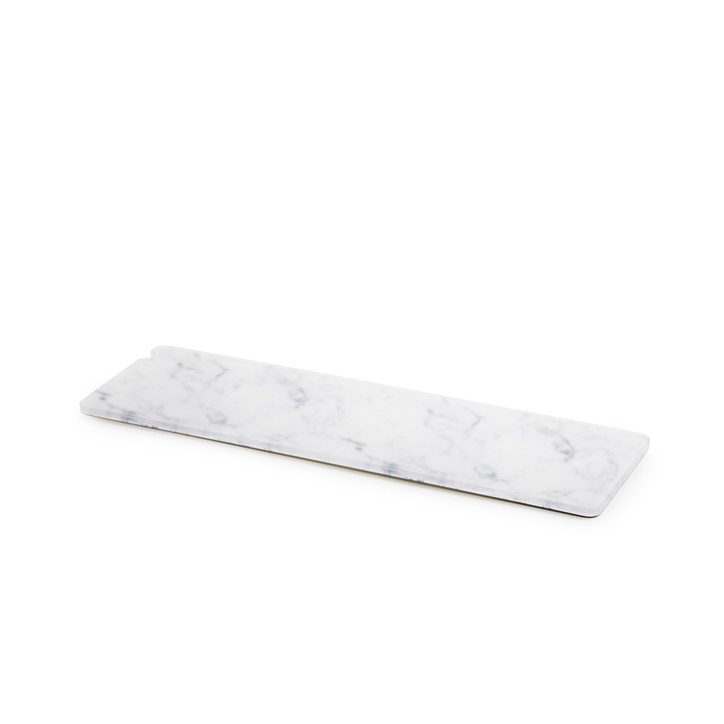 Serveerplateau GN 2/4 53.0x16.2x(h)1.0cm En Scène white marble Revol
