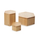 Set à 3 buffetverhogers boomstam En Scène essenhout Revol