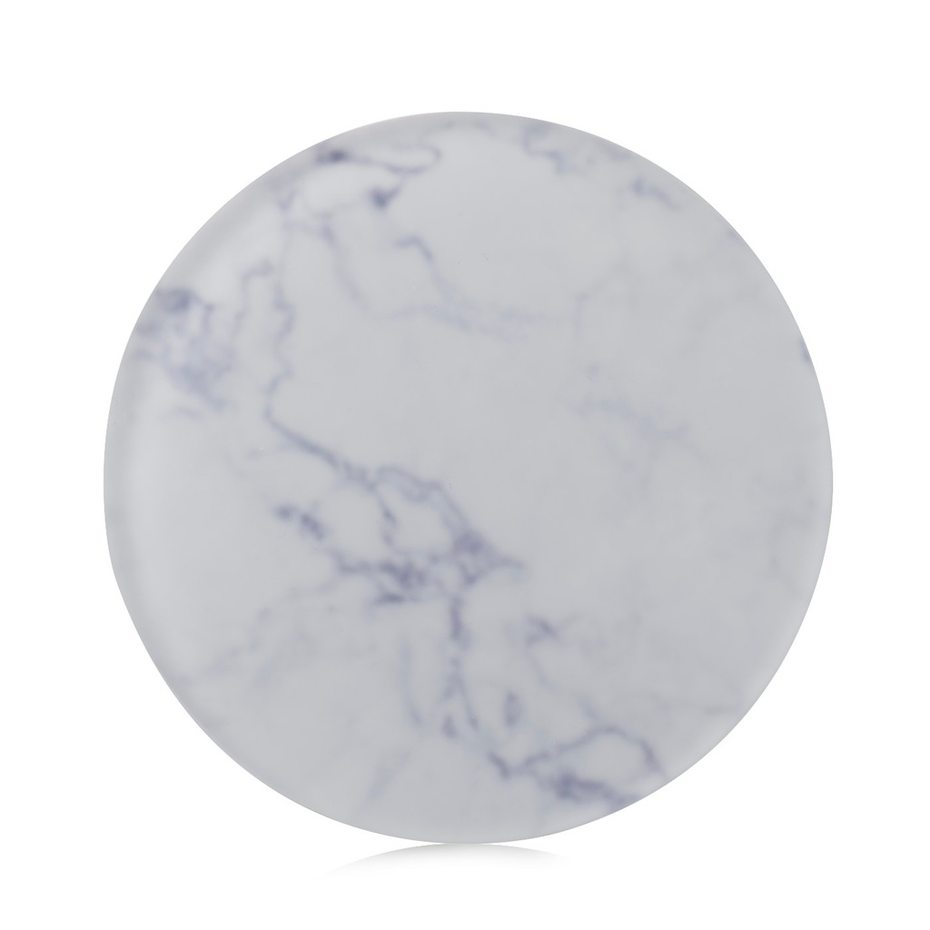 Serveerplateau rond 17.0cm voor etagere L nacryl white marble Revol