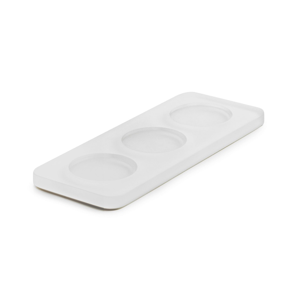 Serveerplateau met 3 vakken 18.5x7.0x(h)1.0cm Mealplak Ice white Revol