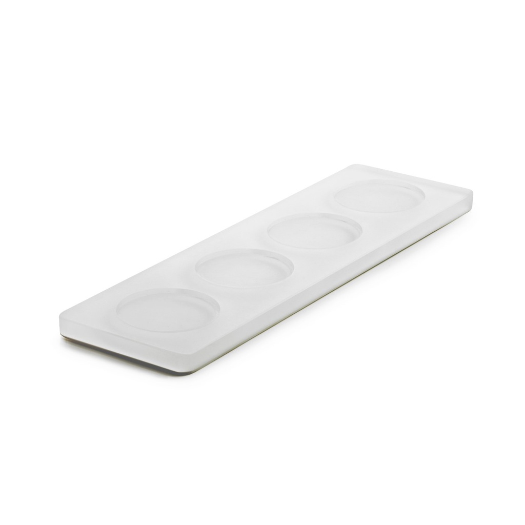 Serveerplateau met 4 vakken 23.5x7.0x(h)1.0cm Mealplak Ice white Revol