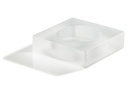 Serveerschaal vierkant 15.0x15.0x(h)4.0cm 30.0cl Mealplak Ice white Revol