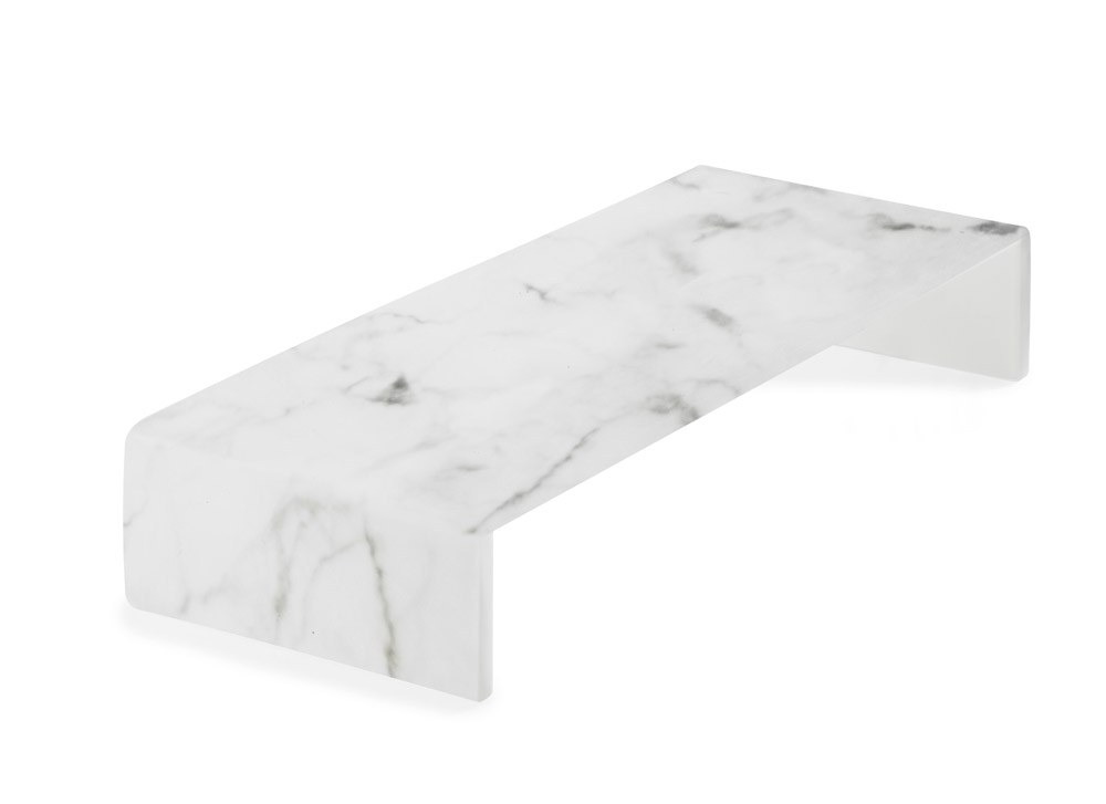 Buffetverhoger rechthoek 44.5x19.5x(h)8.5cm Mealplak Sweety white marble Revol