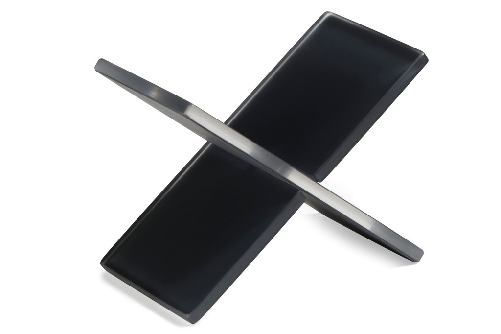 Buffetverhoger kruis 15.0x15.0x(h)10.0cm Mealplak Sweety anthracite Revol