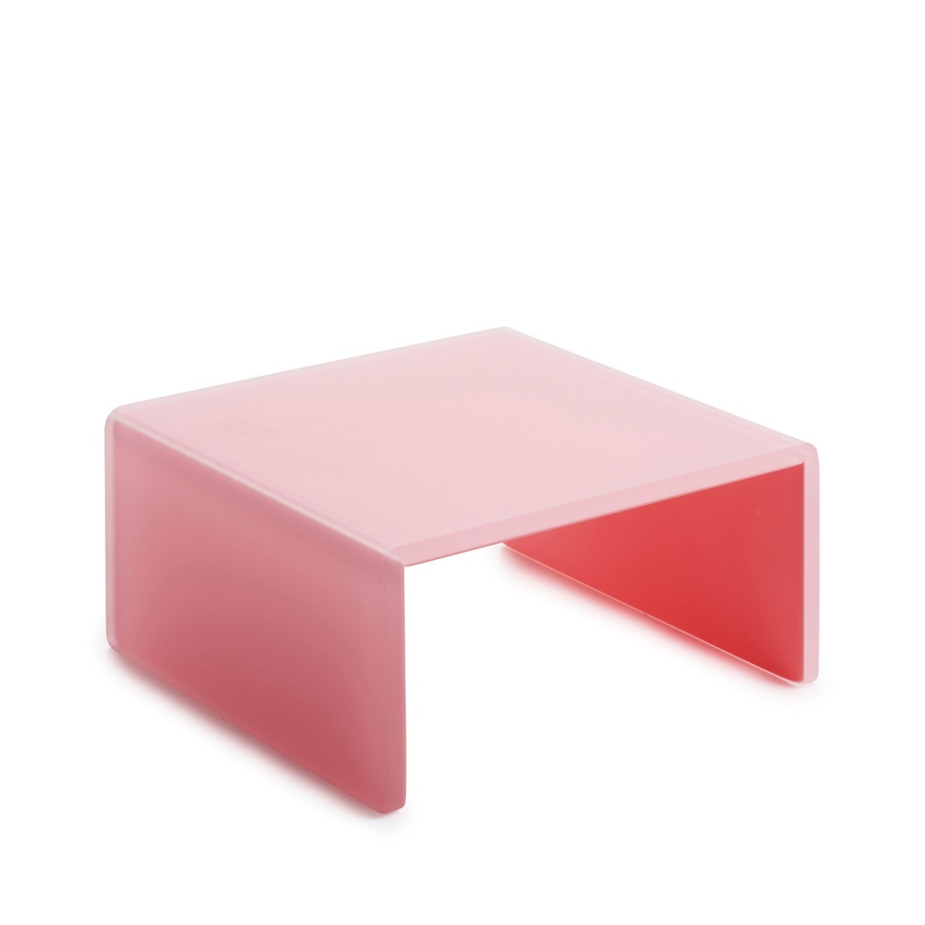 Buffetverhoger vierkant 20.0x20.0x(h)10.5cm Mealplak Sweety pink Revol