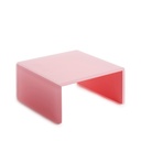 Buffetverhoger vierkant 20.0x20.0x(h)10.5cm Mealplak Sweety pink Revol