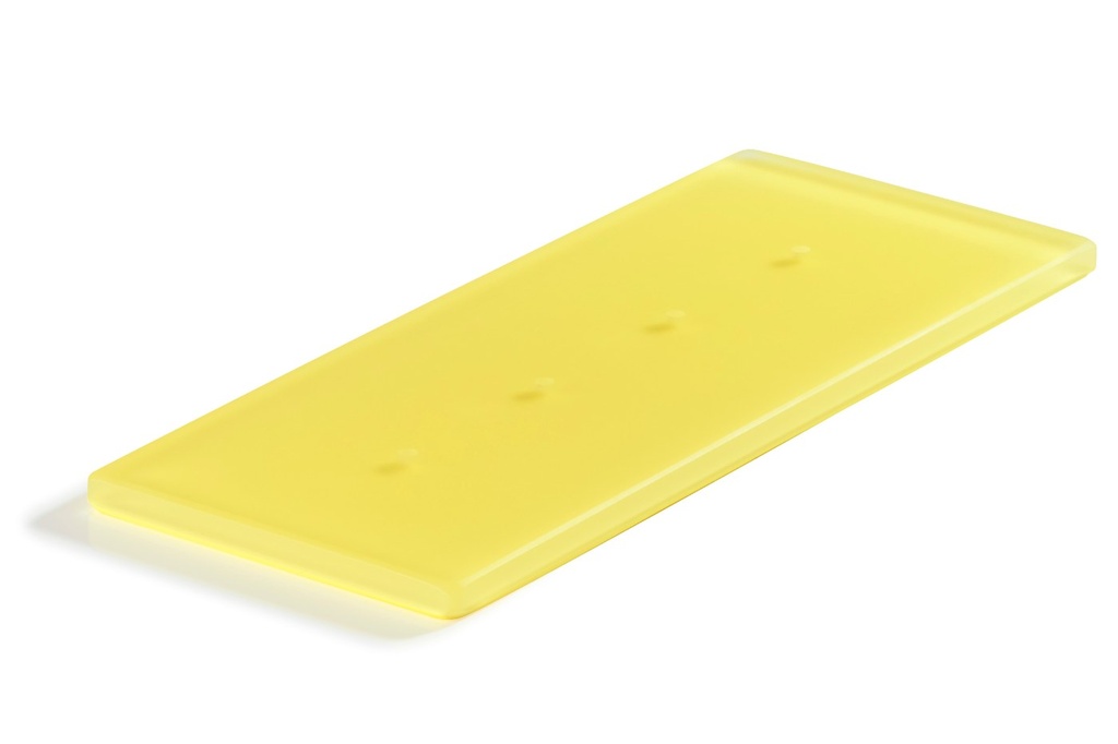 Serveerplateau met 4 gaten 24.5x10.0x(h)1.0cm Mealplak Sweety lemon Revol