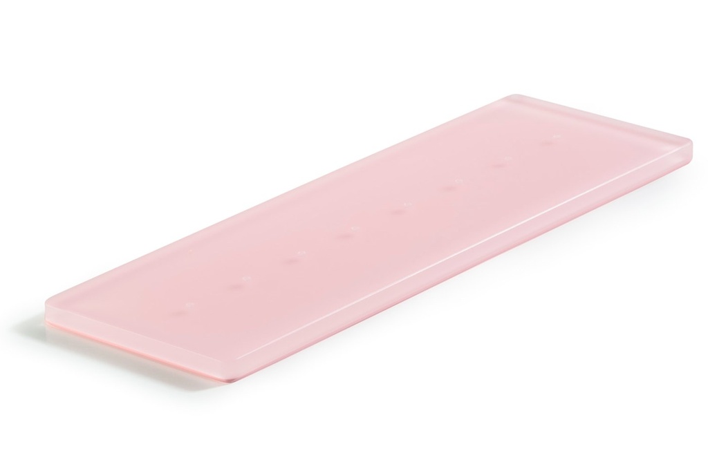 Serveerplateau met 8 gaten 30.0x10.0x(h)1.0cm Mealplak Sweety pink Revol