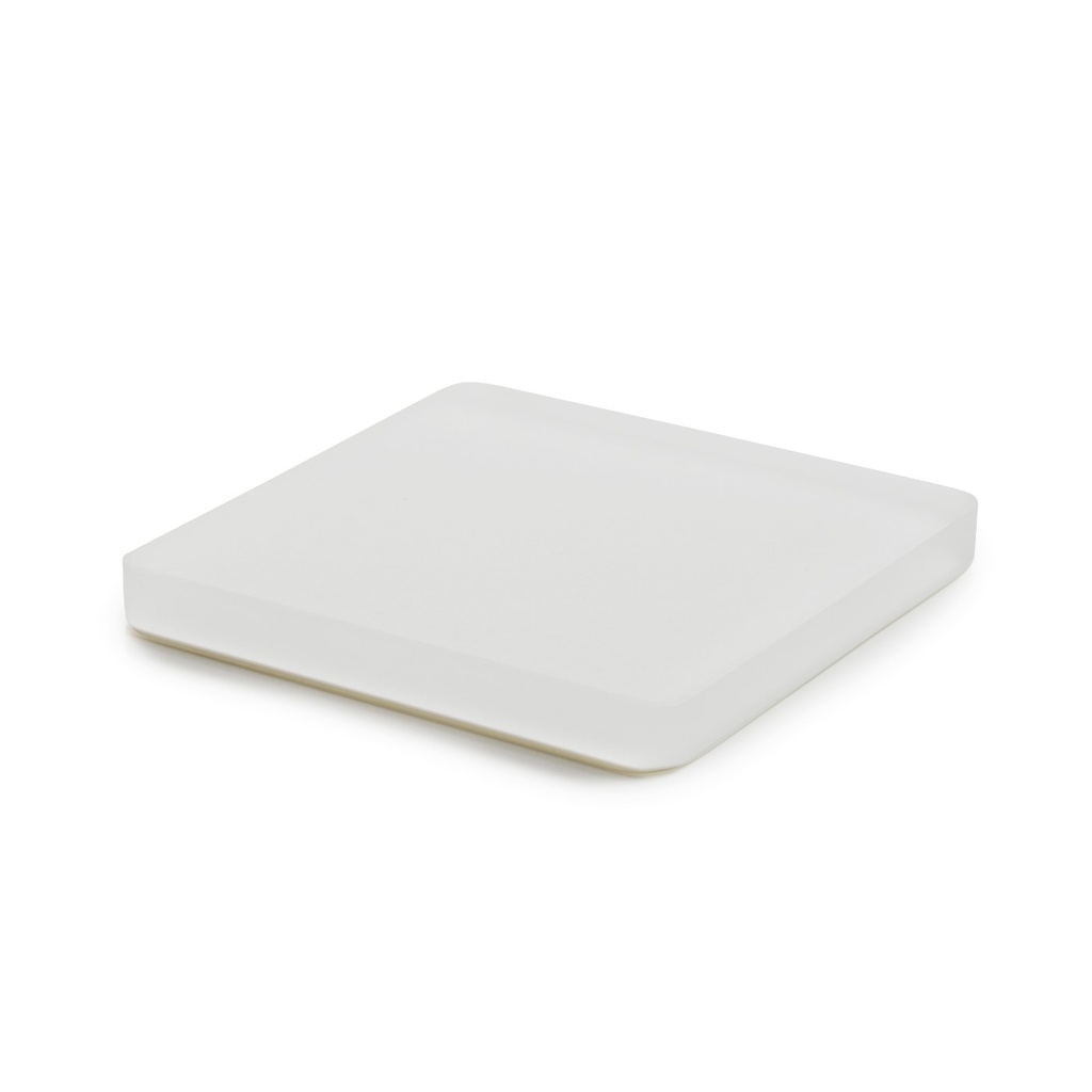 Serveerplateau vierkant 8.0x8.0x(h)1.0cm Mealplak Sweety white Revol