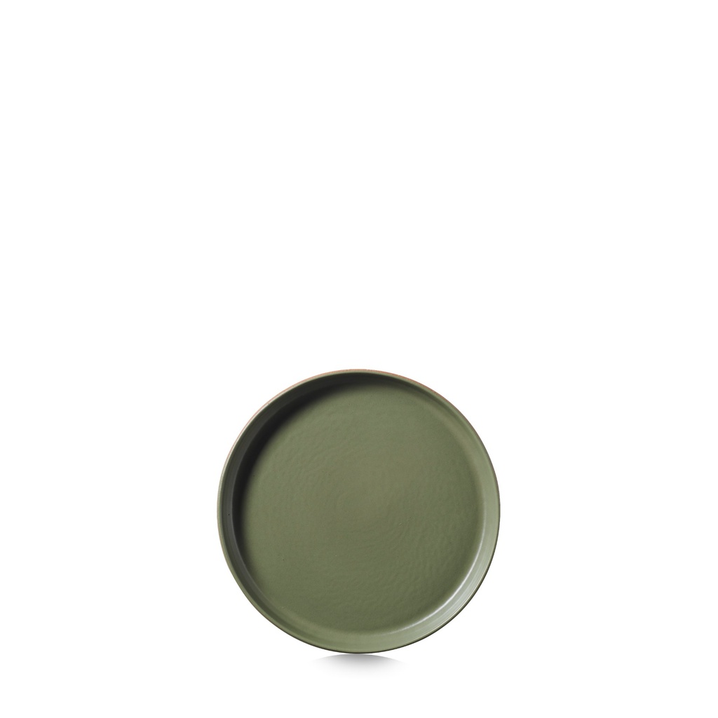 Bord walled 15.0cm Contre-Jour olive green Revol