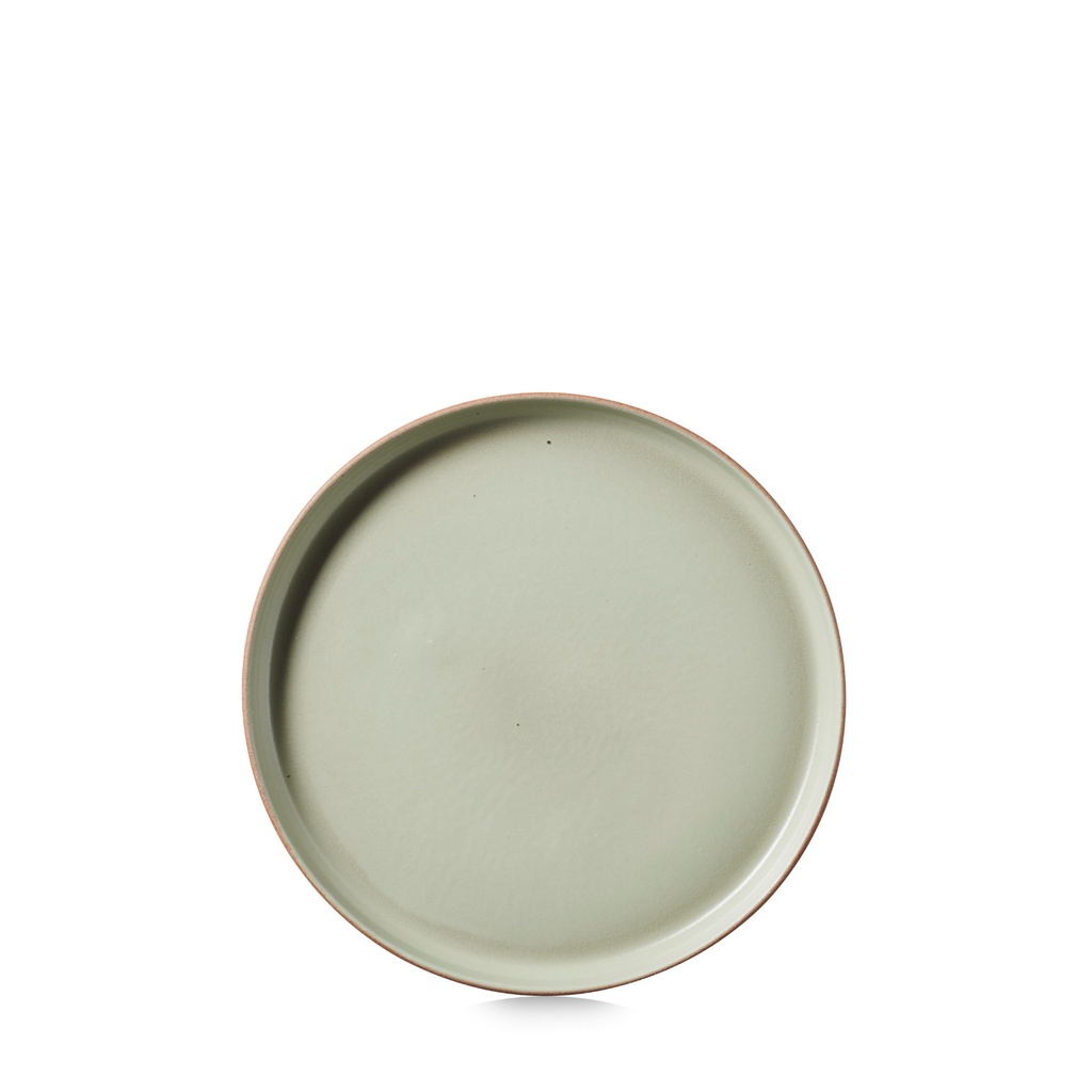 Bord walled 21.0cm Contre-Jour almond green Revol