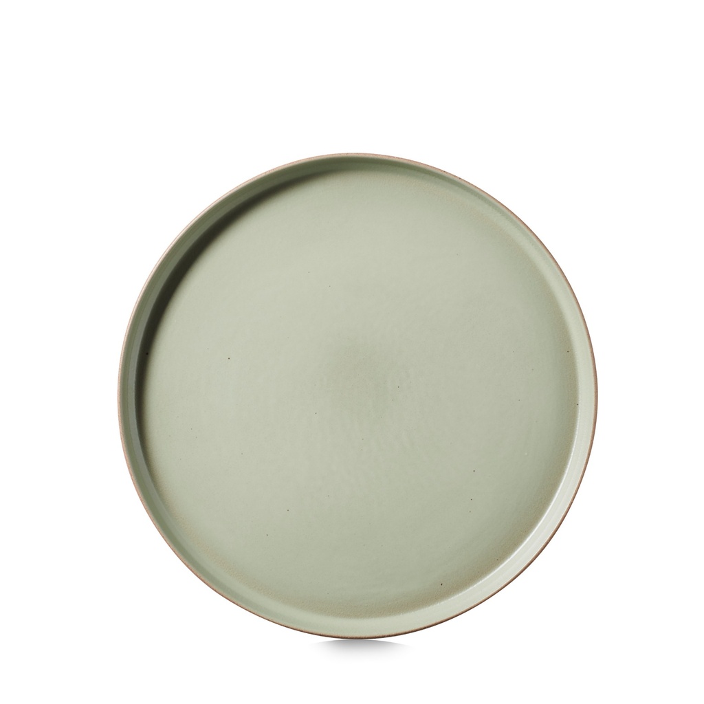Bord walled 26.0cm Contre-Jour almond green Revol