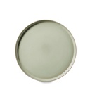 Bord walled 26.0cm Contre-Jour almond green Revol