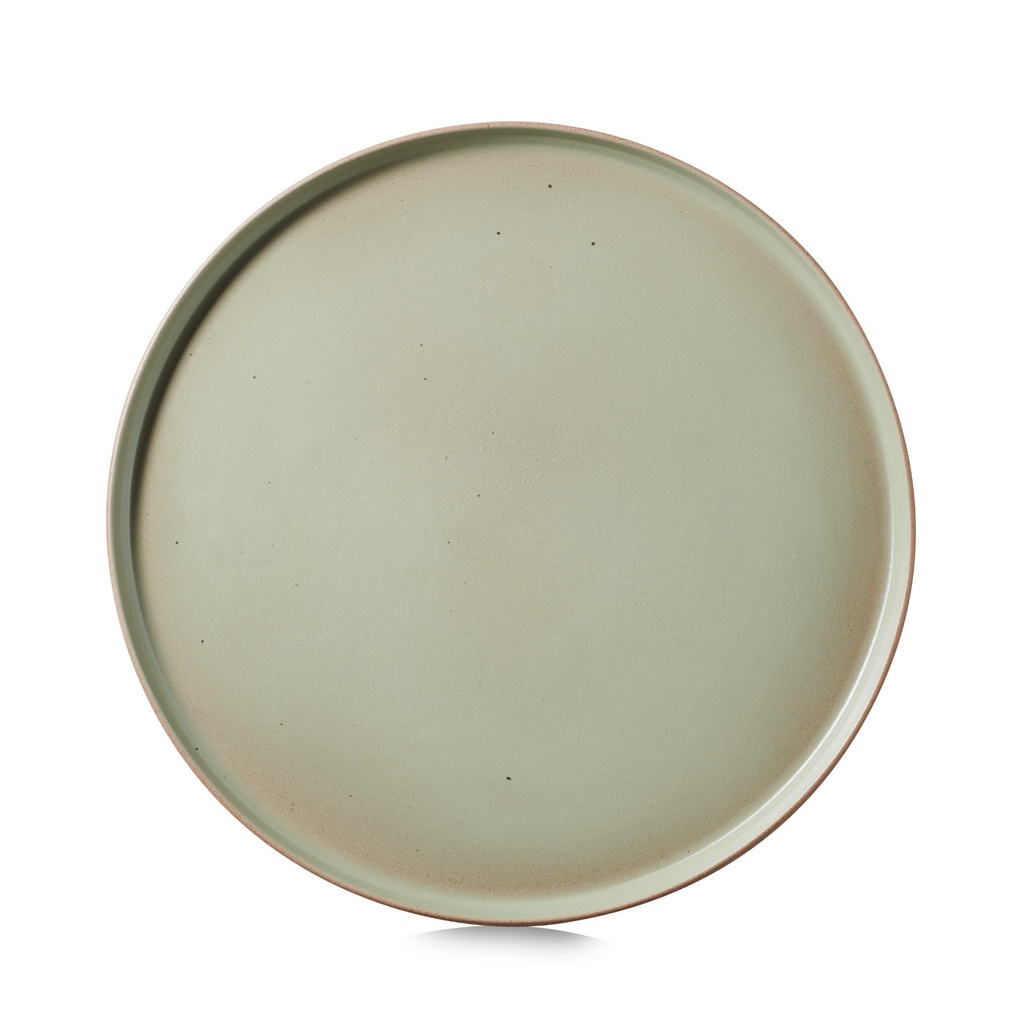 Bord walled 30.0cm Contre-Jour almond green Revol