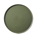 Bord walled 30.0cm Contre-Jour olive green Revol