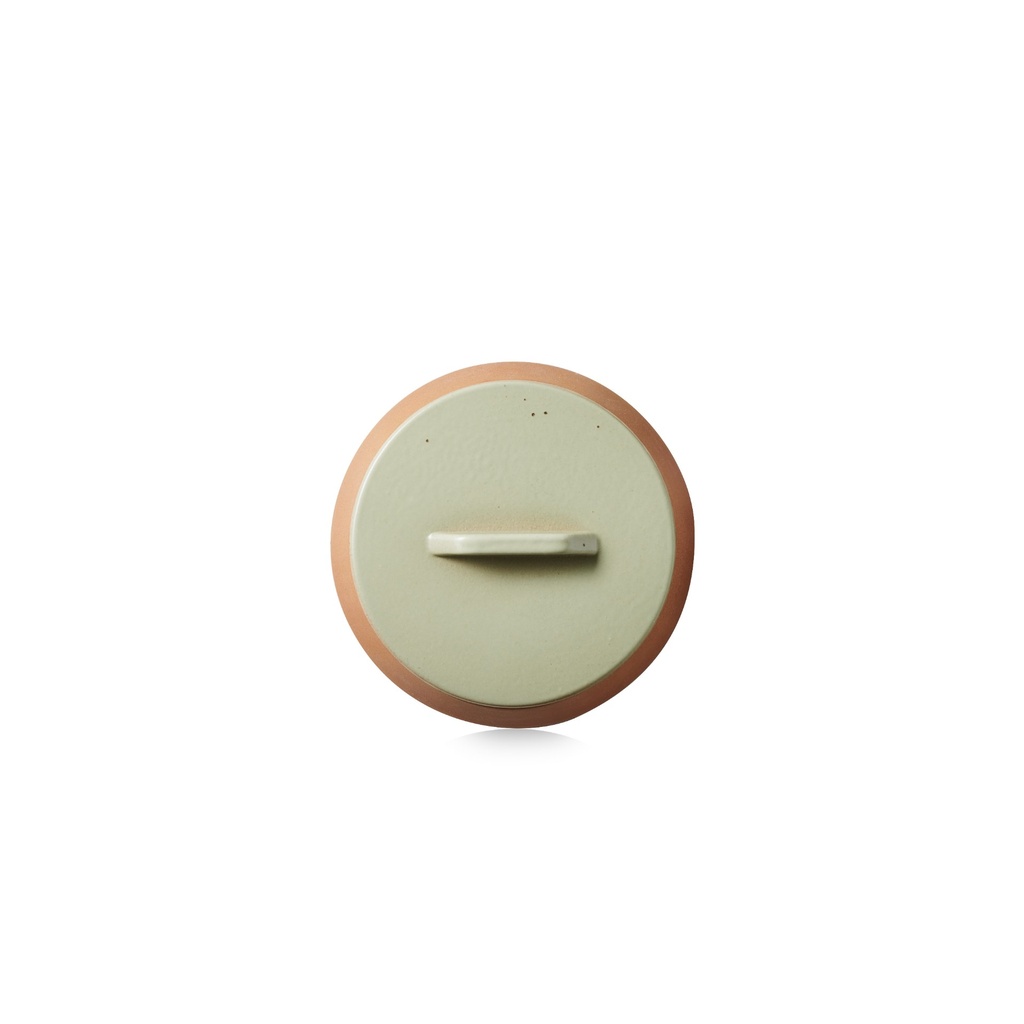 Kom met deksel 13.5cm Contre-Jour almond green Revol