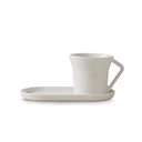 Kop en schotel thee 20.0cl Contre-Jour alabaster white Revol