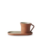 Kop en schotel thee 20.0cl Contre-Jour almond green Revol