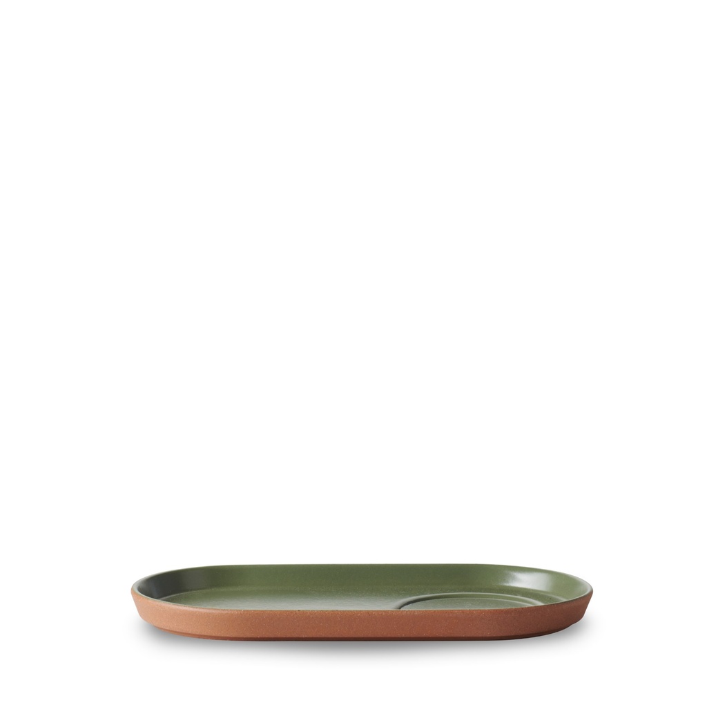 Schotel thee 19.0x10.0cm Contre-Jour olive green Revol