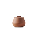 Suikerpot met deksel 20.0cl Contre-Jour mocha brown unglazed ochre Revol