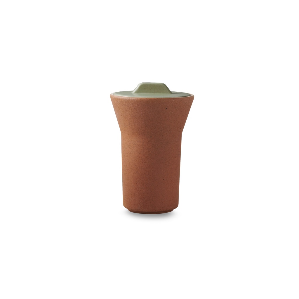 Taster met deksel 19.0cl Contre-Jour almond green Revol